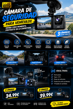 Cargar imagen en el visor de la galería, Cámara de seguridad para vehículo 1080P
